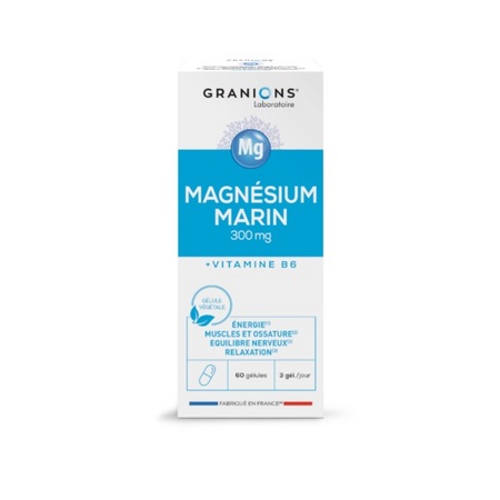 Granions Magnesium marin, 60 gélules