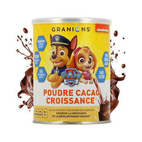 Granions Poudre Cacao Cacao Croissance Pat Patrouille, 300g