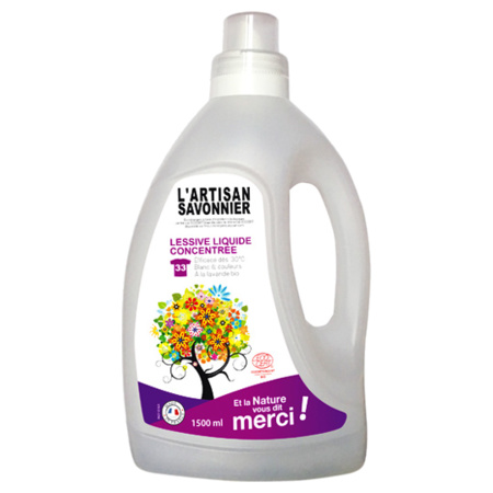 Gravier l'Artisan Savonnier Lessive Liquide Concentrée, 1.5 l