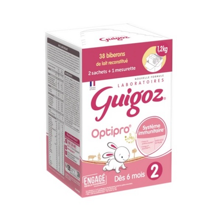 Guigoz Lait Optipro 2ème âge, 1.2 kg