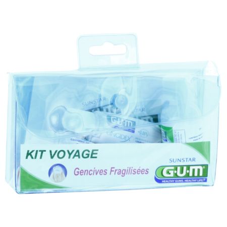 Gum kit voyage gencives fragiles 4produits