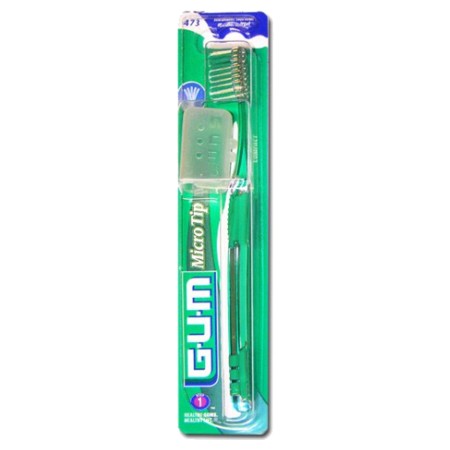 Gum microtip brosse à dents medium compacte (modèle 473)