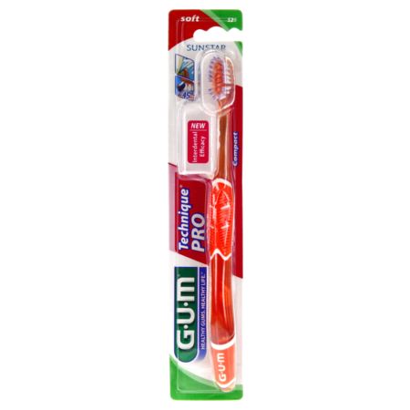 Gum technique pro brosse dents adulte souple