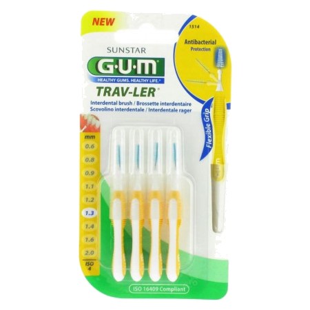 Gum travler brossette interdentaire coniqu 1,3 mm, x 4