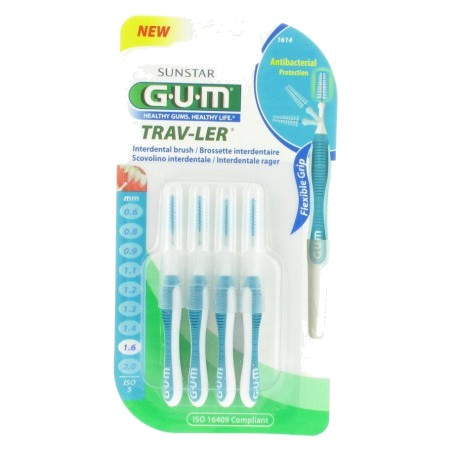 Gum travler brossette interdentaire coniqu 1,6 mm, x 4