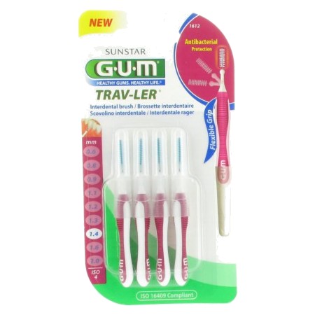 Gum travler brossette interdentaire cylind 1,4 mm, x 4