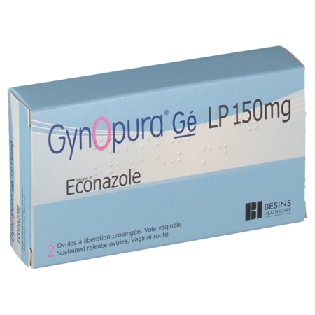 Econazole LP 150mg Ovule, 1 Ovule Gynécologique, Mycose Vaginale