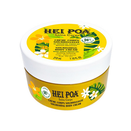 Hei Poa Crème Corps Nourrissante, Pot de 210 ml