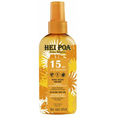 HEI POA Huile Sèche Corps & Cheveux SPF15, 150 ml