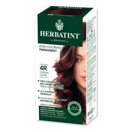 Herbatint Soin Colorant Permanent 4R Chatain Cuivre, 150 ml