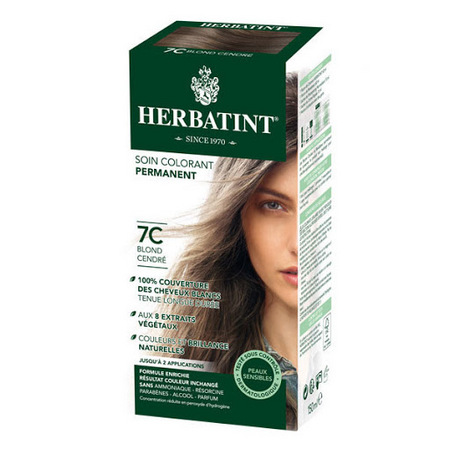 Herbatint Soin Colorant Permanent 7C Blond Cendre, 150 ml