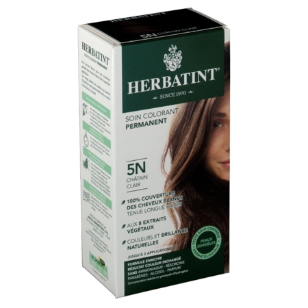 Herbatint teint capil5n chatain clair, 2 x 60 ml