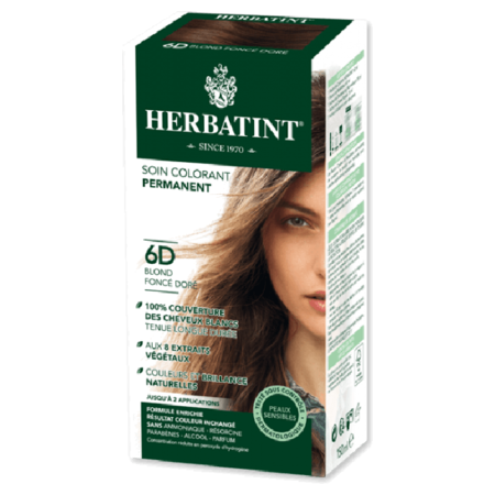 Herbatint teint capil6d blond fonce dore, 2 x 60 ml