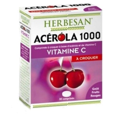 Herbesan acerola 1000 fruit rouge cpr a croquer 30
