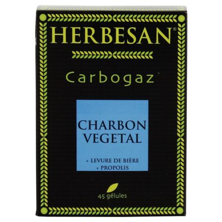 Herbesan carbogaz, 45 gélules