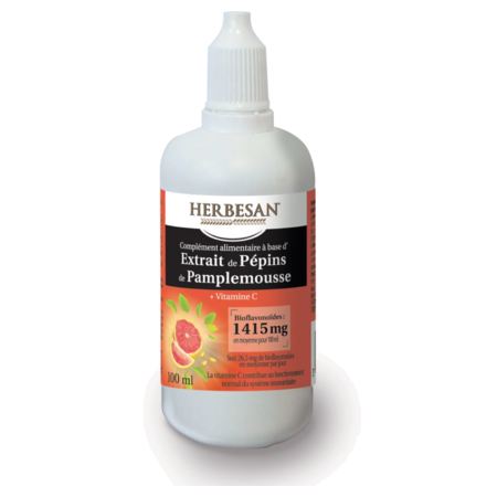 Herbesan extrait pépins pamplemousse 1415 mg flacon, 100 ml