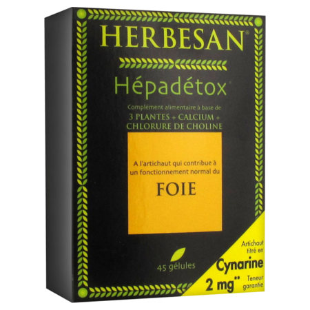 Herbesan hepadetox, 45 gélules