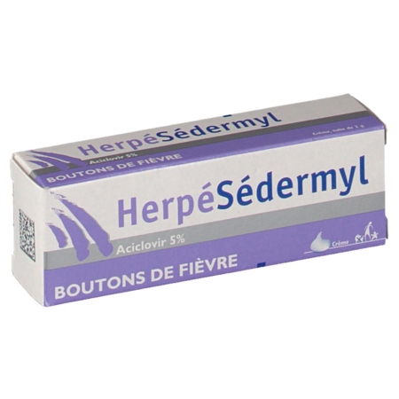 Herpesedermyl 5 %, 2 g de crème