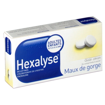 Hexalyse, 24 comprimés à sucer