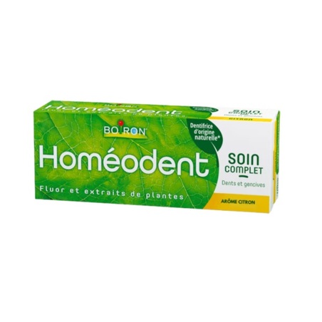 Homéodent Dentifrice soin complet dents et gencives arôme citron, 75 ml