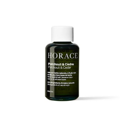 Horace Huile pour barbe Patchouli et Cèdre, 30ml