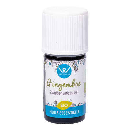 Huile Essentielle Gingembre Bio, 5 ml