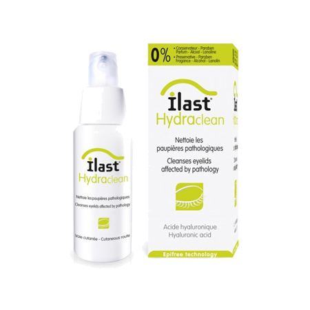 Ilast hydra gel nettoyant paupieres cils, 50 ml