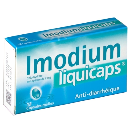 Imodiumliquicaps 2 mg, 12 capsules molles