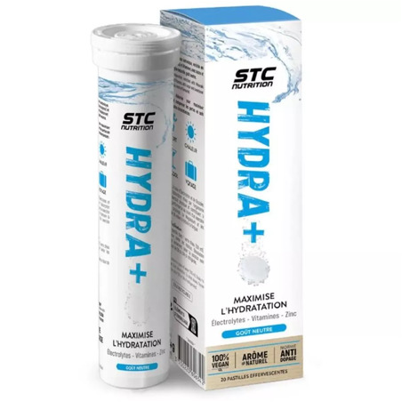 Ineldea Hydra+ Pastilles Effervescentes Hydratation Goût Neutre, 20 Comprimés