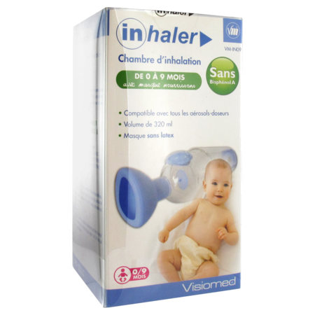 Inhaler chambre inhalation 0/9 mois vm-in09