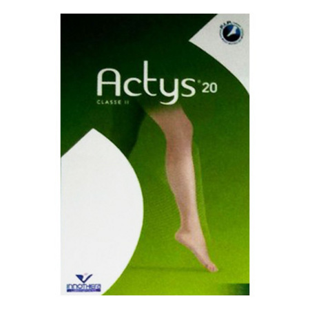 Innothéra Actys20 2 Chaussette Femme Noir Normal, Taille 1