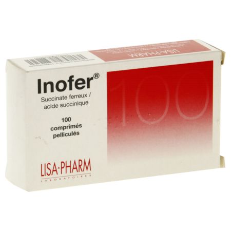 Inofer, 100 comprimés pelliculés