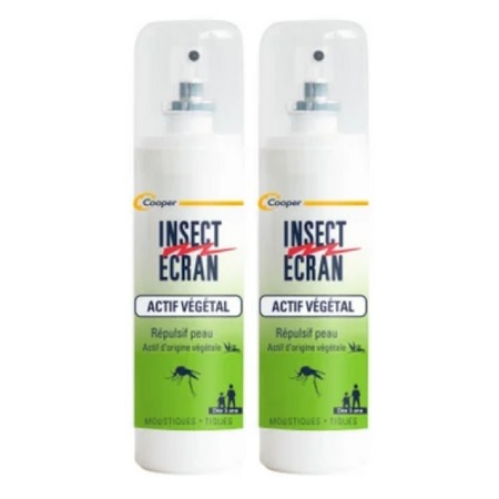 Insect Ecran Actif végétal, 2 x 100 ml