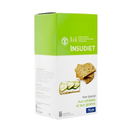 Insudiet pain spécial (céréales, graines) 7 portions 672g