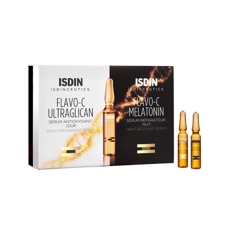 Isdin Isdinceutis Flavo-C Mélatonin + Ultraglican, 20 Ampoules