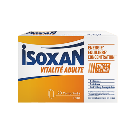 Isoxan Vitalité Adulte, 20 Comprimés