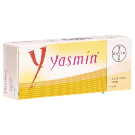 Jasmine 0,03 mg/3 mg, 63 comprimés pelliculés
