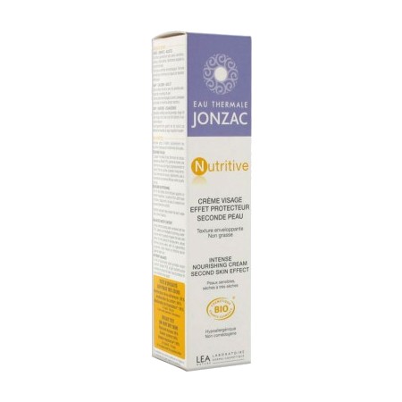 Jonzac nutritive crème visage effet protecteur seconde peau bio - 50 ml