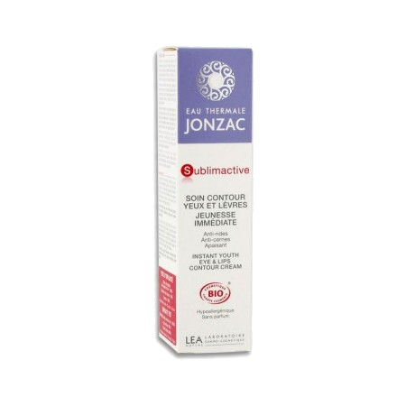 Jonzac sublimactive soin yeux lèvres jeunesse immédiate bio - 40 ml