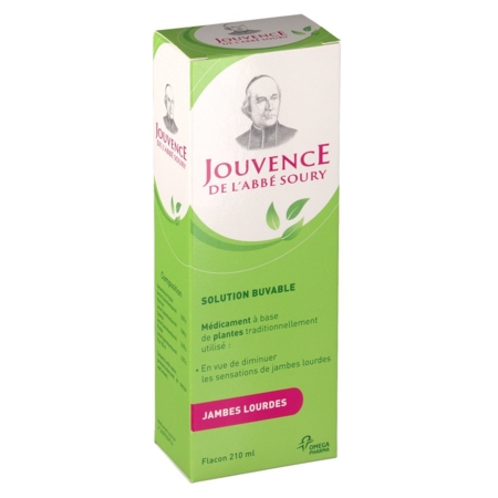 Jouvence de l'abbe soury, flacon de 210 ml de solution buvable