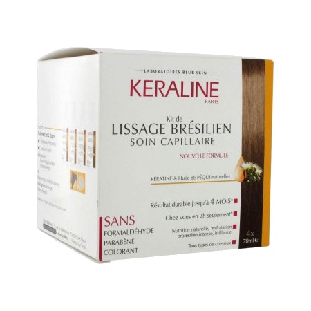 Keraline kit lissage bresilien 70ml 4