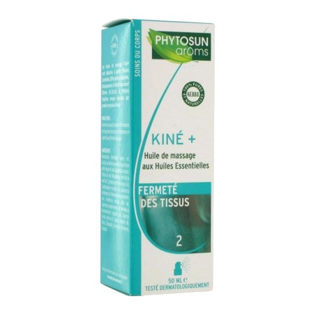 Kine+ 2 huile massage fermete tissu, 50 ml