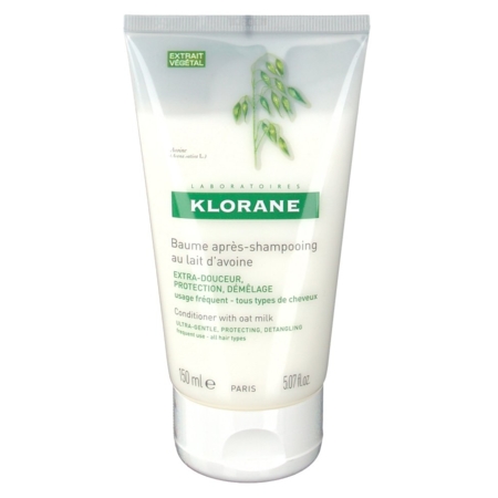 Klorane  baume après-shampooing extra-doux au lait d'avoine 150 ml