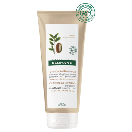 Klorane Baume Après-Shampooing au Beurre de Cupuaçu Bio, 200 ml