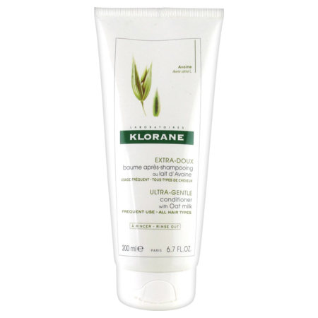 Klorane baume  après-shampoing lait d'avoine extra-doux, 200 ml