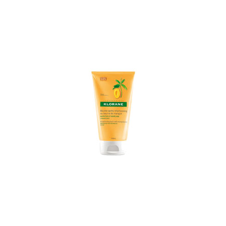 Klorane cheveux secs baume après-shampooing  nutritif  et démèlant au beurre de mangue 150 ml