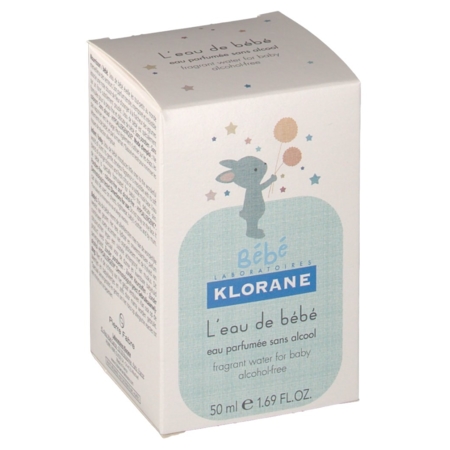 Klorane l'eau de bébé eau parfumée spray, 50 ml