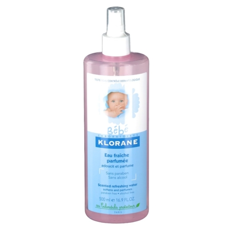 Klorane Bébé Eau Fraîche Parfumée 500 ml Pas Cher - Produits de toilette  bébé