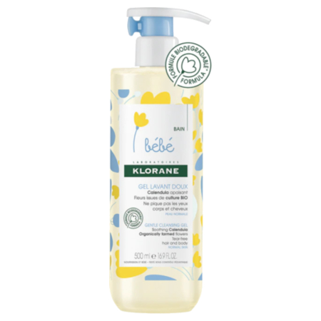 Klorane Bébé Gel Lavant Doux, 500 ml