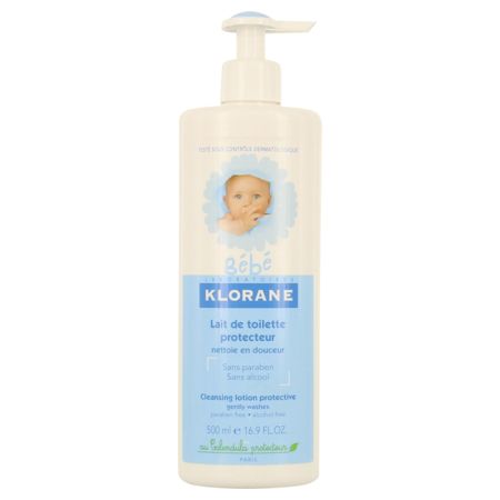 Klorane toilette bébé lait protecteur 500 ml